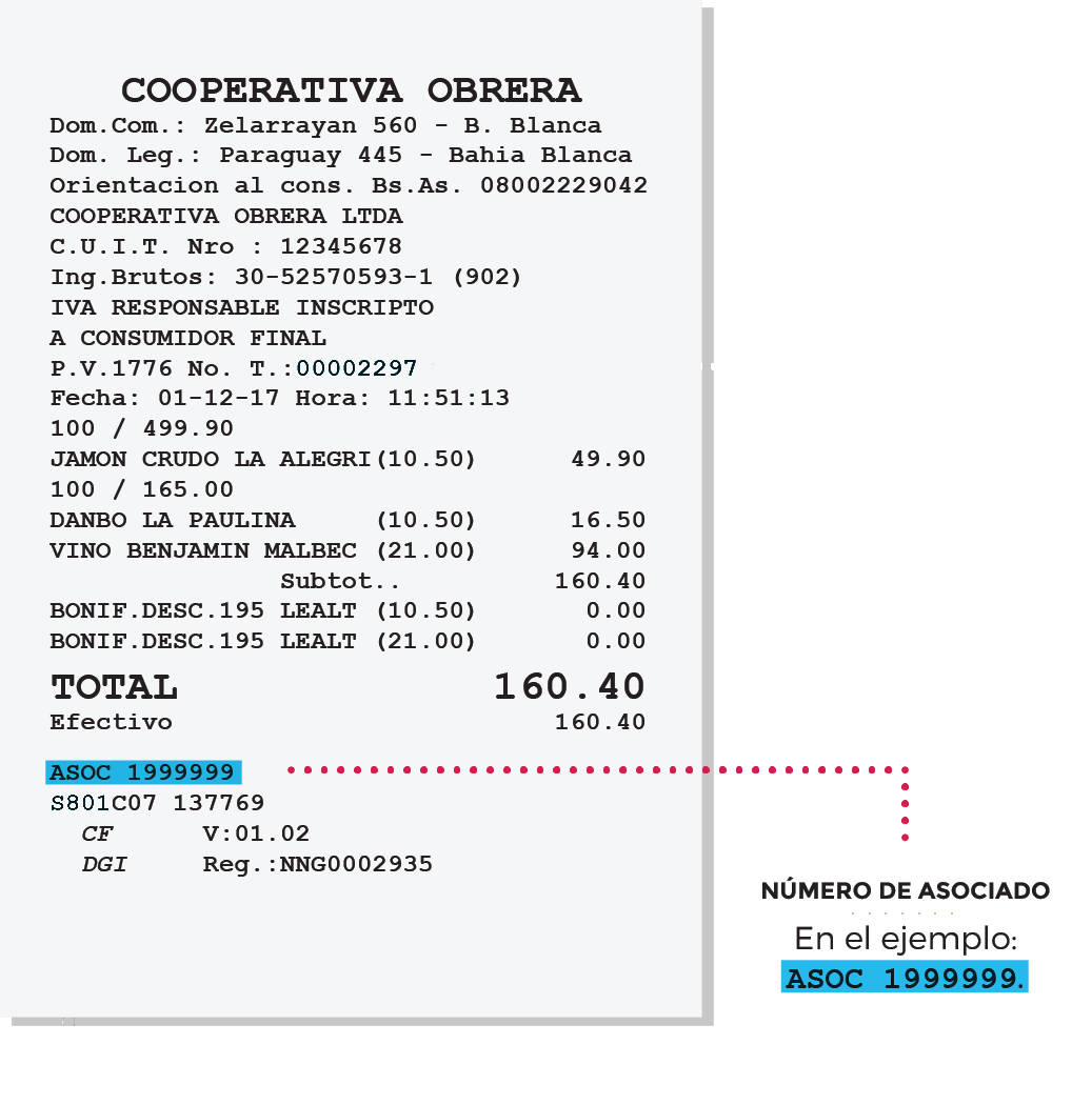 Tique: como conocer mi número de asociado